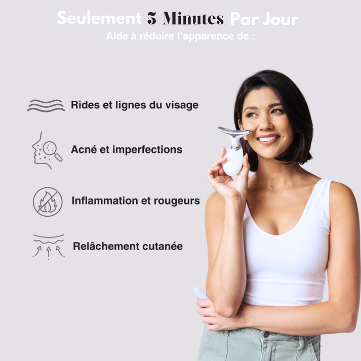 Sculpteur visage et cou – Lift, raffermit et rajeunit instantanément